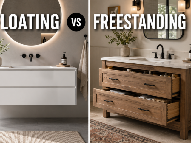Floating vs. Freestanding Bathroom Vanity: Pros, Cons & What to Buy in 2026